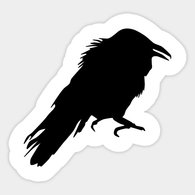 Crow Sticker by scdesigns